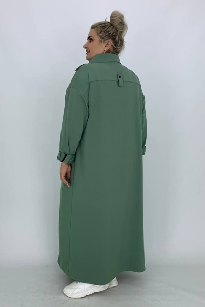 Плаття великих розмірів "Джульєта" зелений