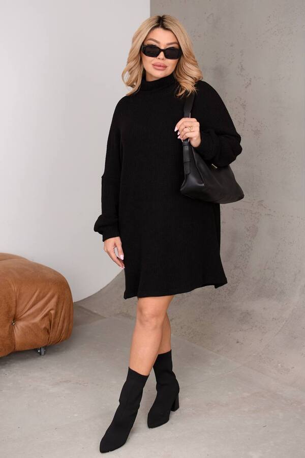 Светр-туніка "Ельза" чорний