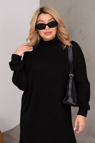 Светр-туніка "Ельза" чорний
