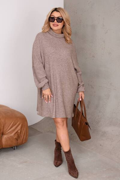 Светр-туніка "Ельза" мокко