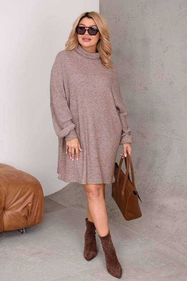 Светр-туніка "Ельза" мокко