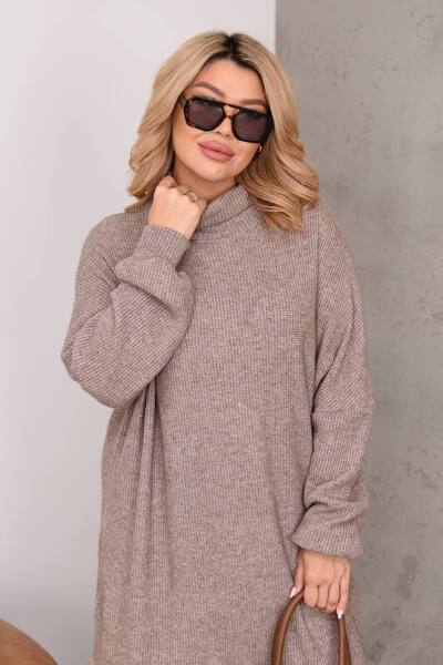 Светр-туніка "Ельза" мокко