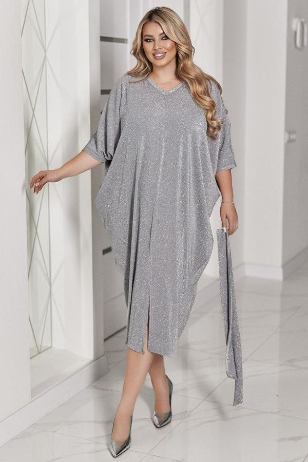 Плаття "Меггі" срібло