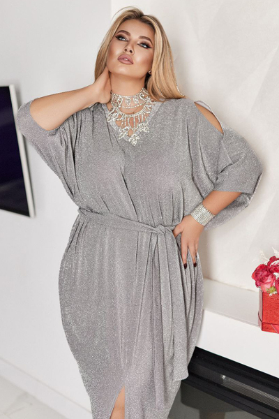 Плаття "Меггі" срібло