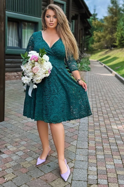 Плаття  "Жузель" зелене