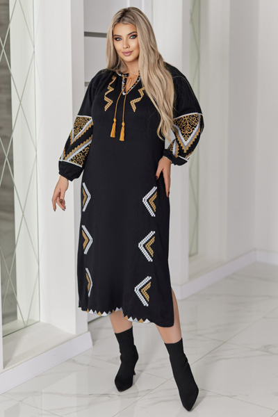 Плаття з ангори "Бетані" чорне