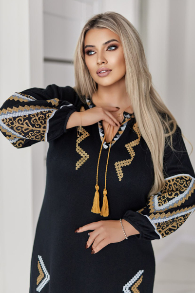 Плаття з ангори "Бетані" чорне