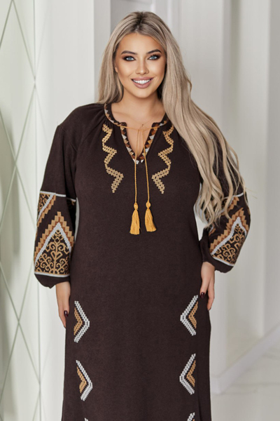 Плаття з ангори "Бетані" шоколад