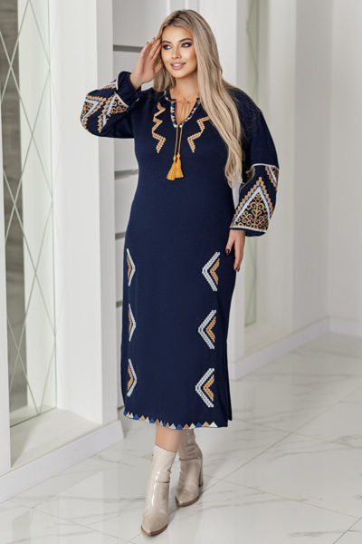 Плаття з ангори "Бетані" синє