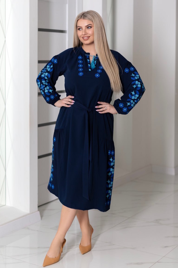 Плаття "Таяна" синє