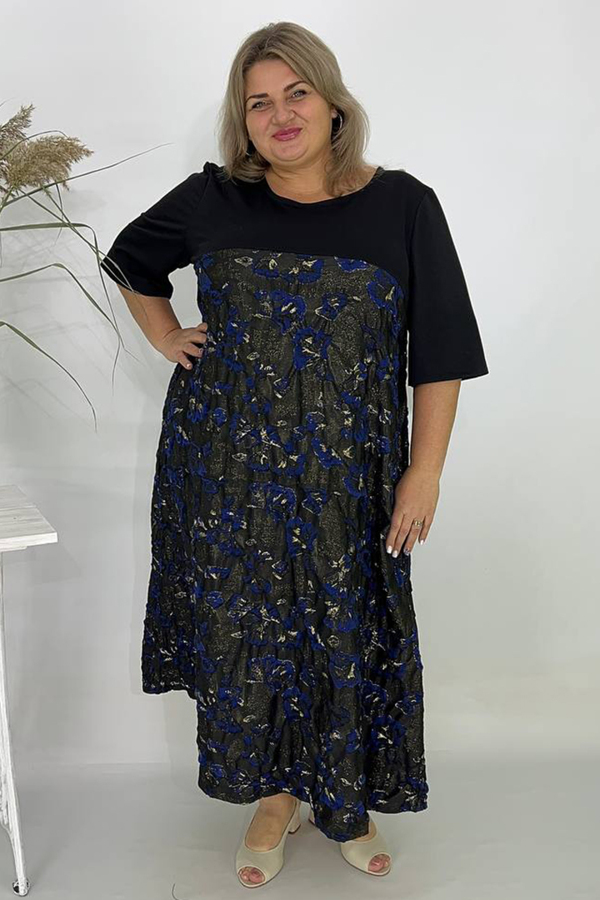 Плаття "Барбара" синя квітка