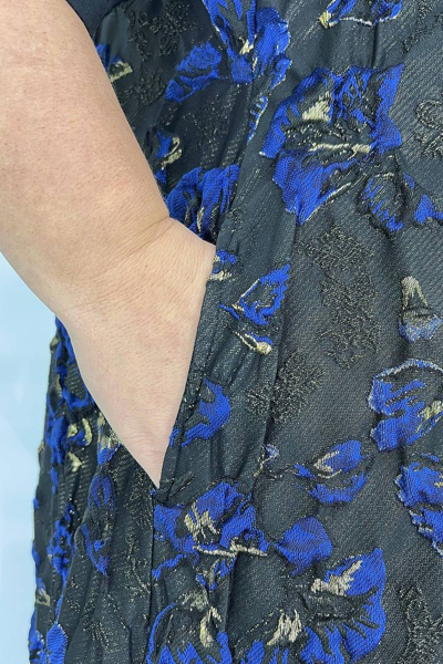 Плаття "Барбара" синя квітка