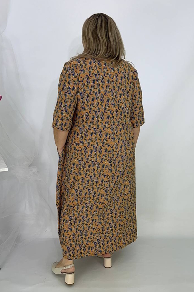 Плаття "Деметра" гірчиця