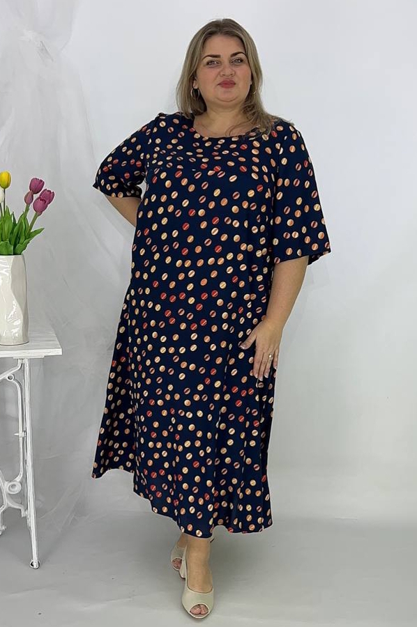 Плаття "Деметра" темно-синє