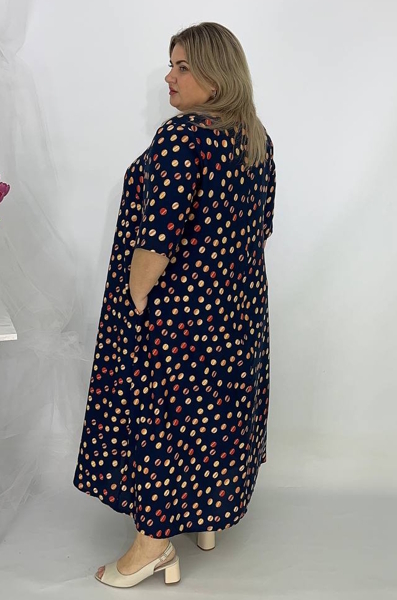 Плаття "Деметра" темно-синє