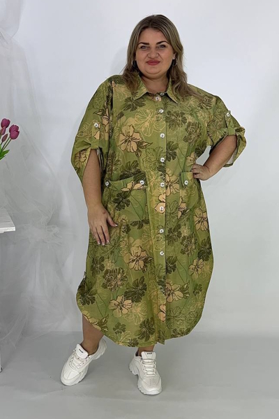 Плаття "Поліна" зелене