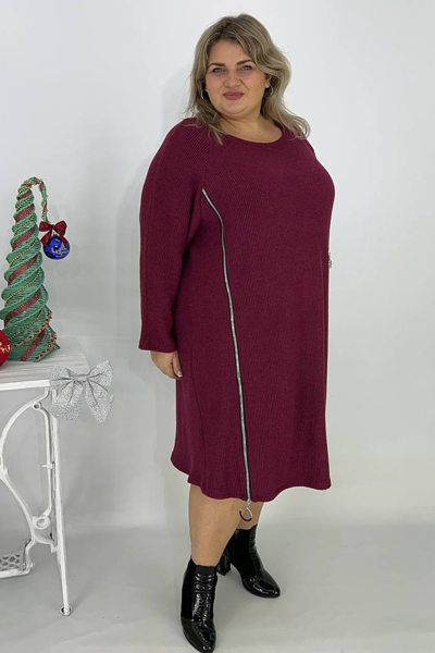 Плаття "Лідія" бордове