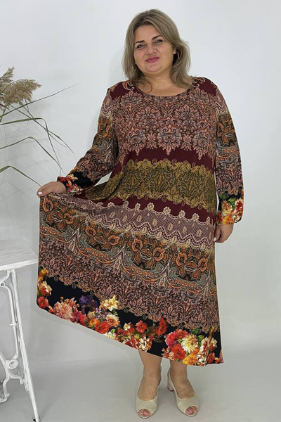 Плаття "Ольга" різнокольорове