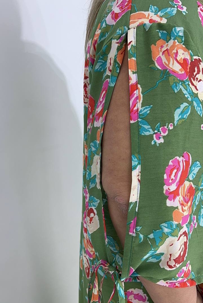 Плаття зі штапелю "Вояж" зелене