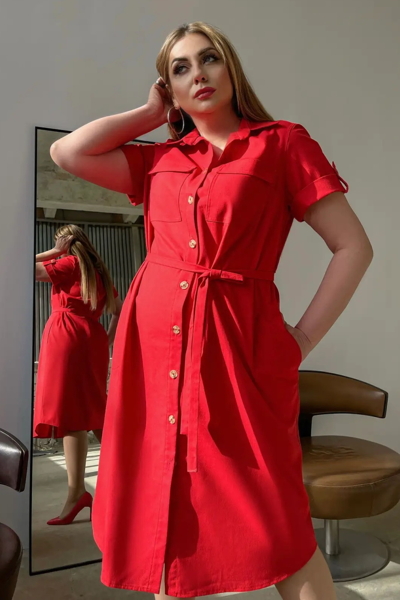 Літнє плаття "Андреа" червоне