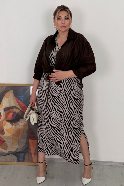 Плаття з штапелю "Тома" бежеве