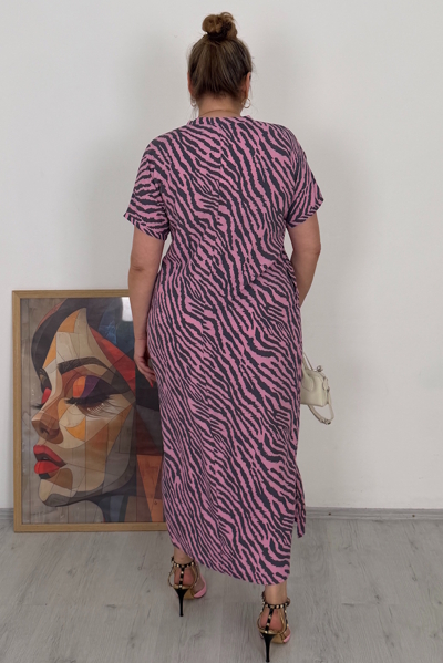 Плаття з штапелю "Тома" рожеве