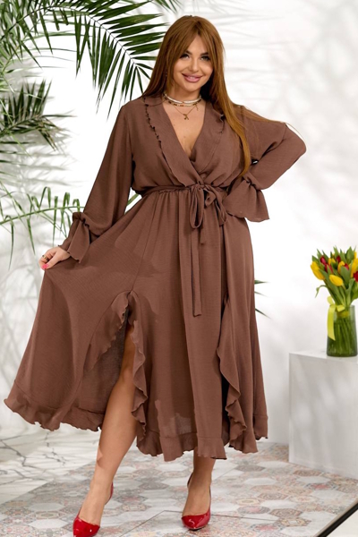 Плаття "Латіфа" шоколад