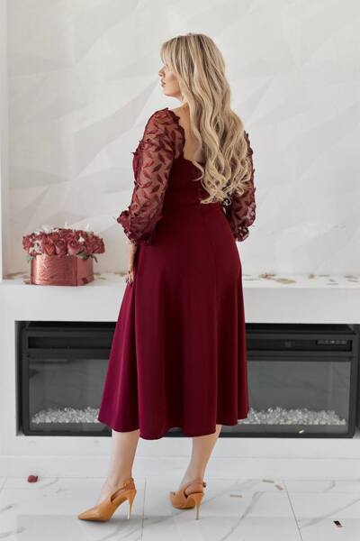 Плаття "Аделіна" бордо