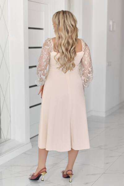 Плаття "Аделіна" крем