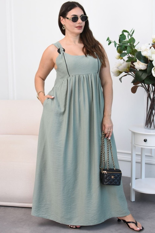 Сарафан  "Орхідея" оливка