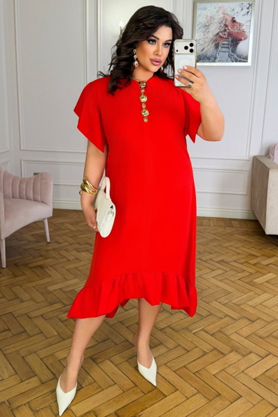 Плаття "Мейбелін" червоне
