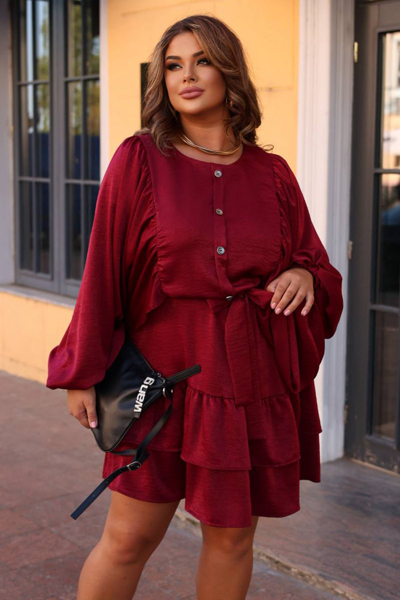 Плаття "Стейсі" бордове