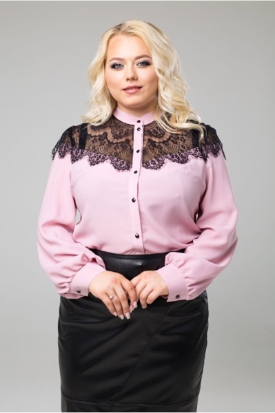 Блуза "Ельвіра" рожева