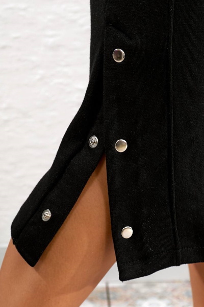 Тепле плаття "Агапі" чорне