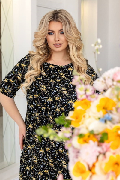 Плаття  "Кіра" чорне