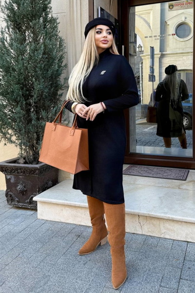 Плаття "Уляна" чорне