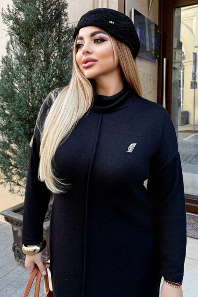 Плаття "Уляна" чорне