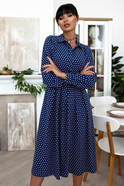 Плаття "Анабель" синє