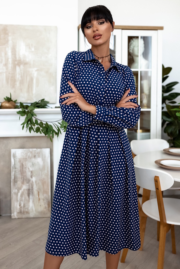 Плаття "Анабель" синє