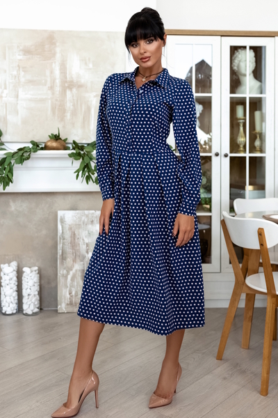 Плаття "Анабель" синє