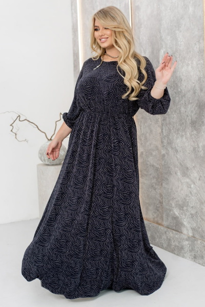 Вечірнє плаття "Френс" синє