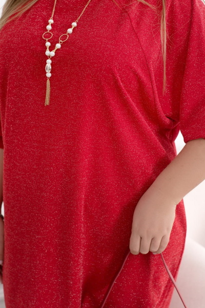 Плаття "Фонтана" червоний