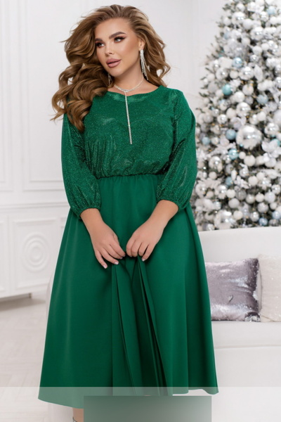 Вечірнє плаття "Барбері" зелене
