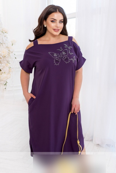 Плаття  "Шеріл" фіолетове