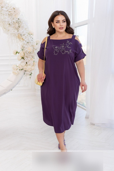 Плаття  "Шеріл" фіолетове