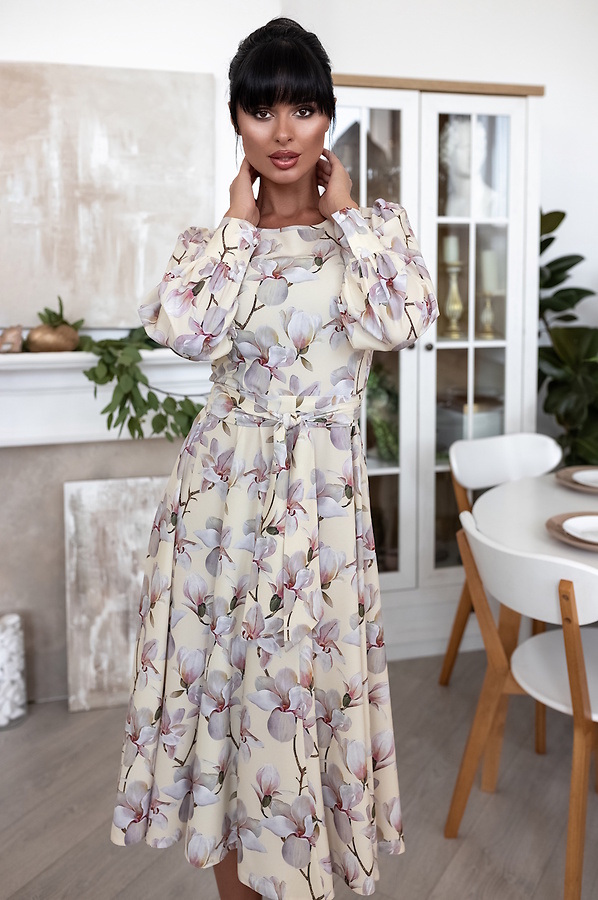 Плаття "Фенді" крем