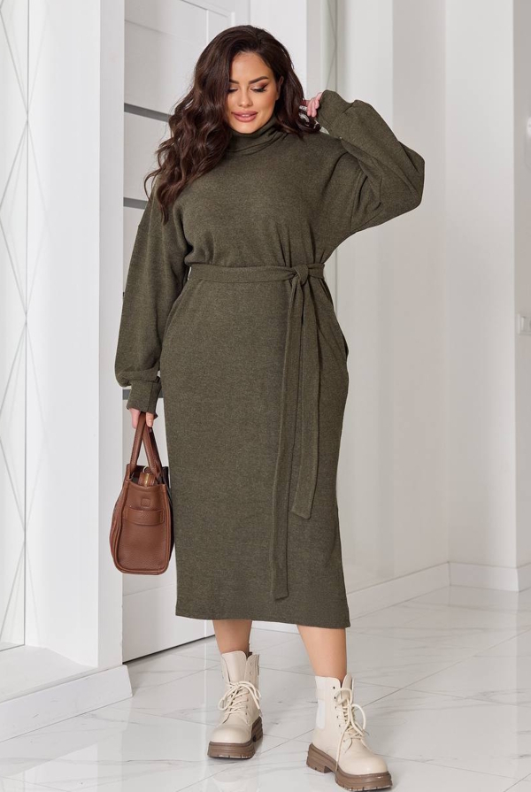 Тепле плаття "Каролайн" хакі