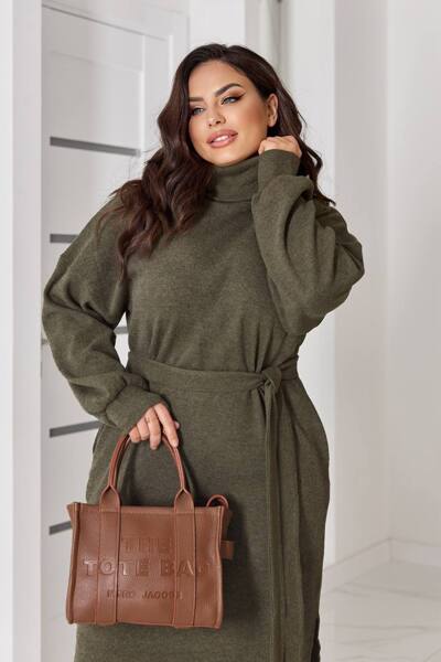 Тепле плаття "Каролайн" хакі