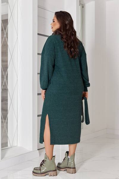 Тепле плаття "Каролайн" смарагд