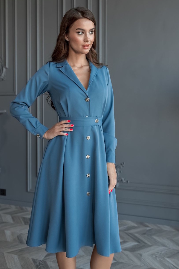 Плаття "Пасаж" синє
